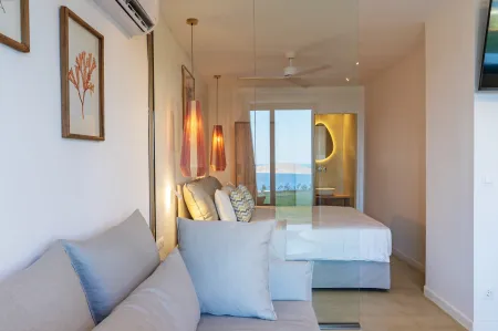  Living area and bedroom