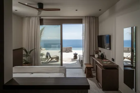    Twin Bedroom 2 with terrace access