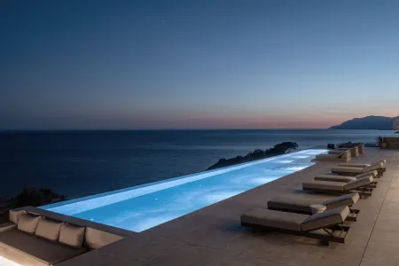  Infinity pool at night