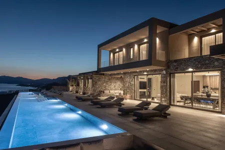 Villa Exterior at night