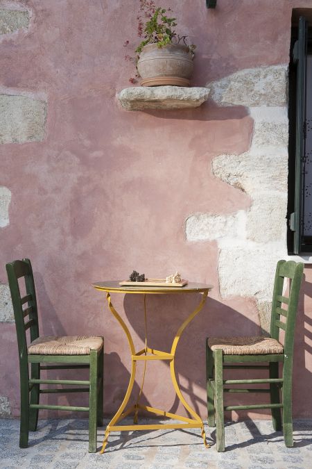  chair and table