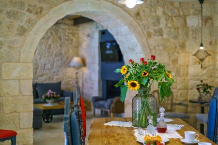 flowers at table