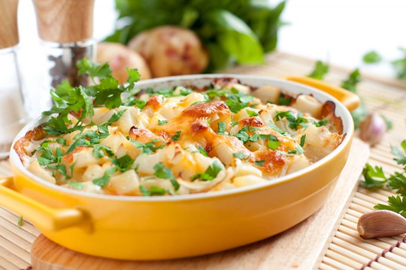 Gratin de courgettes et pommes de terre crétoises (Boureki)