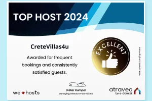 CreteVillas4u remporte le prestigieux concours Top Host