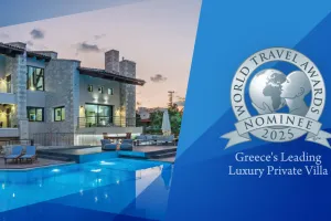 La Villa Dreamcatcher de CreteVillas4u nominée aux prestigieux World Travel Awards 2025
