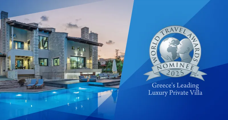 CreteVillas4u's Dreamcatcher Villa Nominated for Prestigious World Travel Awards 2025
