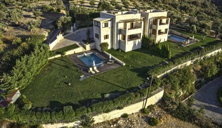  both villas drone view