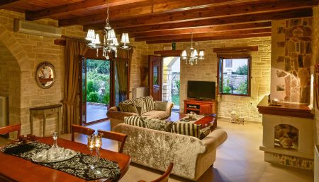  Achlades villa Living room