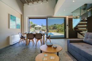 This stylish new Crete luxury villa offers all the modern conveniences for an idyllic Greek getaway.
