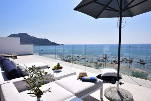 This modern luxury villa Nostos in Plakias, is a fully equipped with all the mod cons and amazing sea views.