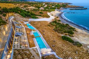 The Salvia Luxury Collection Suites include an eco-friendly two-bedroom villa on the coast of Crete, fully equipped with all the modern amenities.
