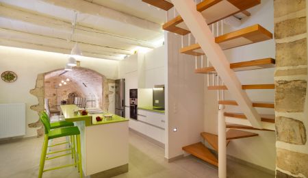  stairs in the kitchen