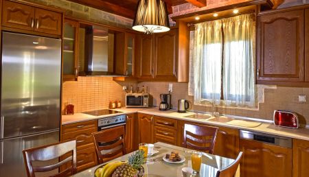  Achlades villa Kitchen
