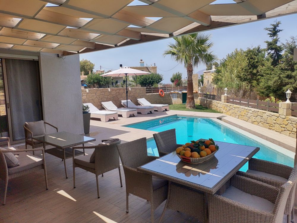 exterior dining area